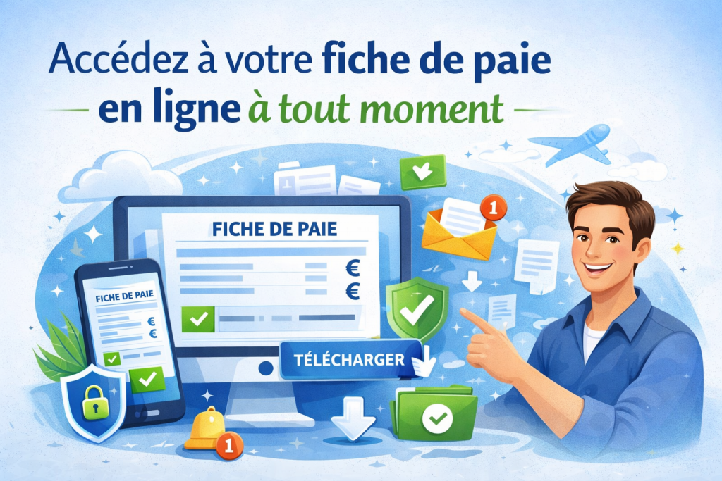 Fiche de paie en ligne tout moment